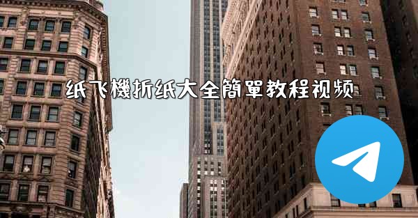 纸飞機折纸大全簡單教程视频