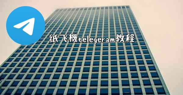 纸飞機telegeram教程