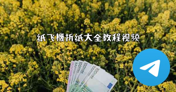 纸飞機折纸大全教程视频