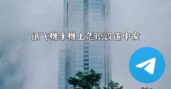 纸飞機手機上怎麼設置中文