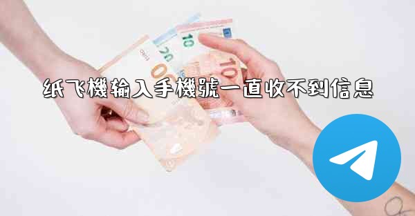 纸飞機输入手機號一直收不到信息