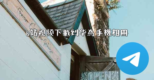 b站视频下載到华為手機相冊