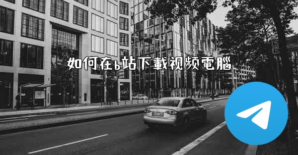 如何在b站下載视频電腦