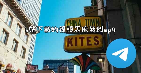 b站下載的视频怎麼转到mp4