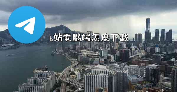 b站電腦端怎麼下載