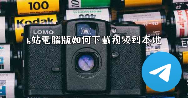 b站電腦版如何下載视频到本地