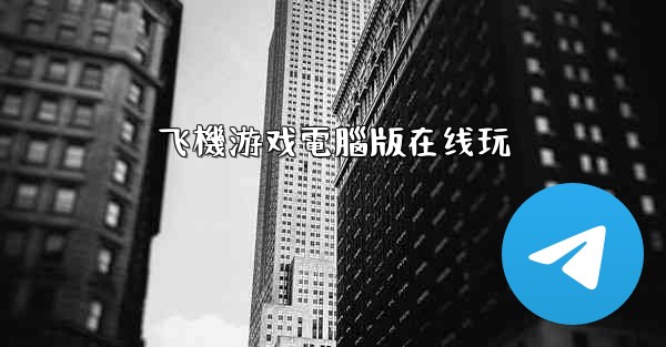 飞機游戏電腦版在线玩