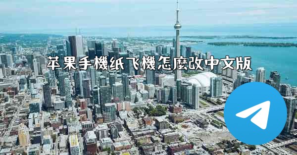 苹果手機纸飞機怎麼改中文版