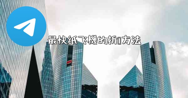 最快纸飞機的折叠方法