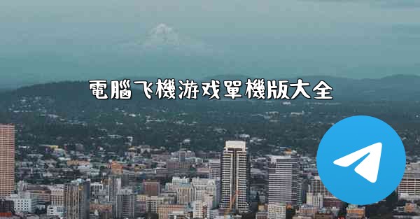 電腦飞機游戏單機版大全