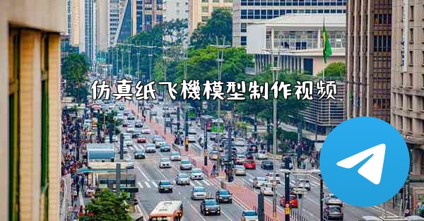 仿真纸飞機模型制作视频