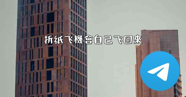 折纸飞機會自己飞回來