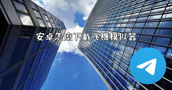 安卓怎麼下載飞機模拟器