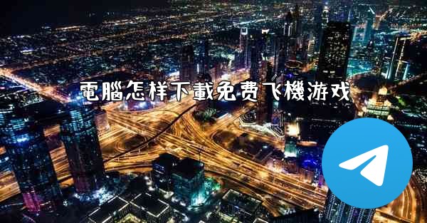 電腦怎样下載免费飞機游戏