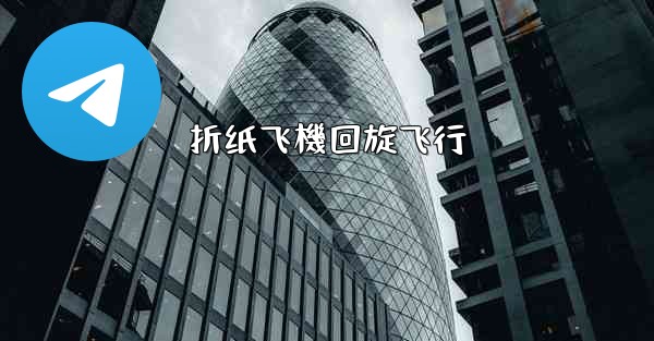 折纸飞機回旋飞行