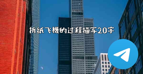 折纸飞機的过程描写20字