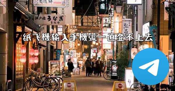 纸飞機输入手機號一直登不上去