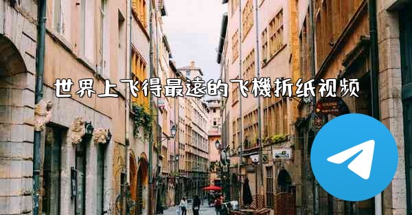 世界上飞得最遠的飞機折纸视频