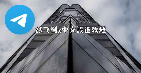 纸飞機x中文設置教程
