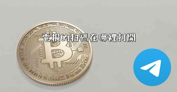 電报的扫碼在哪裡打開