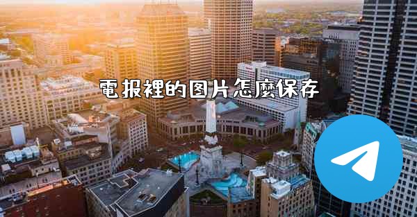 電报裡的图片怎麼保存