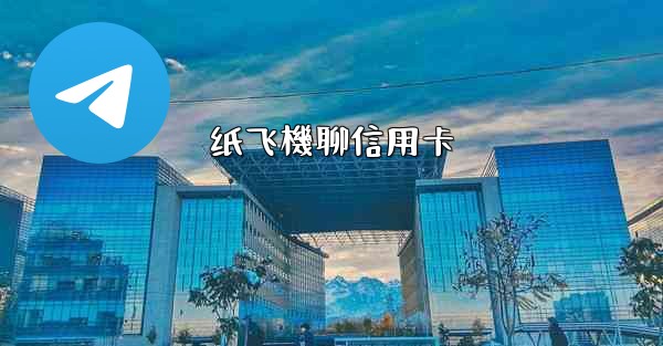 纸飞機聊信用卡