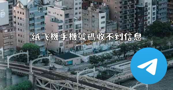 纸飞機手機號碼收不到信息