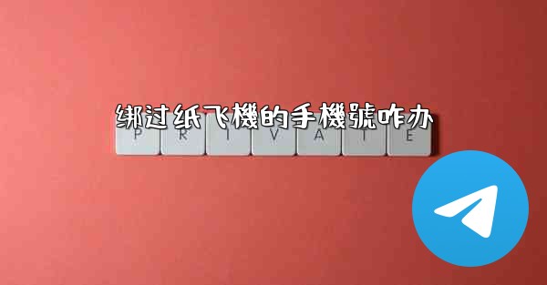绑过纸飞機的手機號咋办