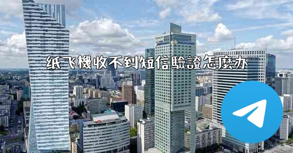 纸飞機收不到短信驗證怎麼办