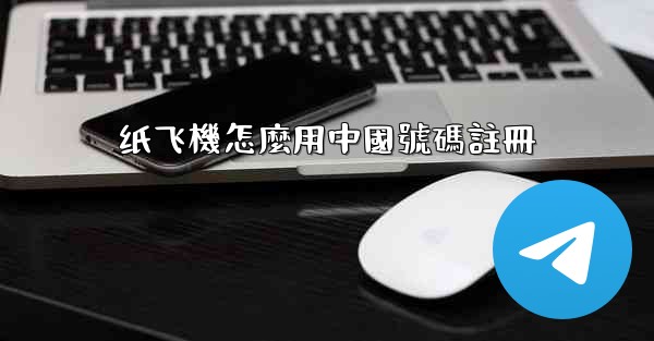 纸飞機怎麼用中國號碼註冊