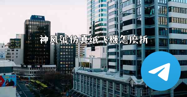 神风號仿真纸飞機怎麼折