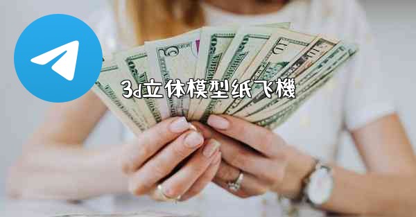 3d立体模型纸飞機