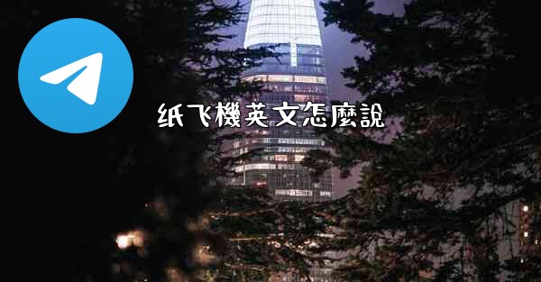 纸飞機英文怎麼說