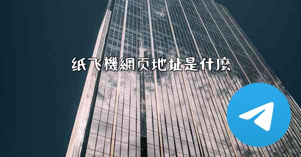 纸飞機網页地址是什麼