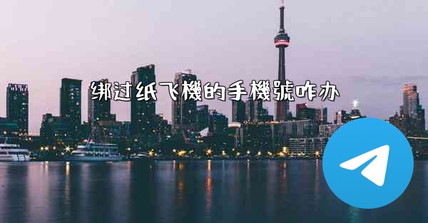 绑过纸飞機的手機號咋办