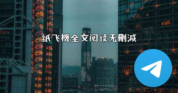 纸飞機全文阅读无刪減