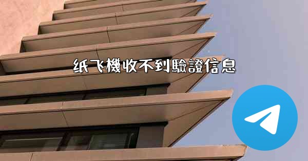 纸飞機收不到驗證信息