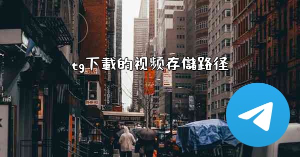 tg下載的视频存儲路径