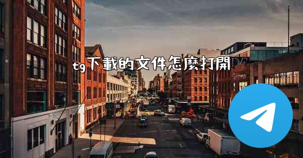 tg下載的文件怎麼打開