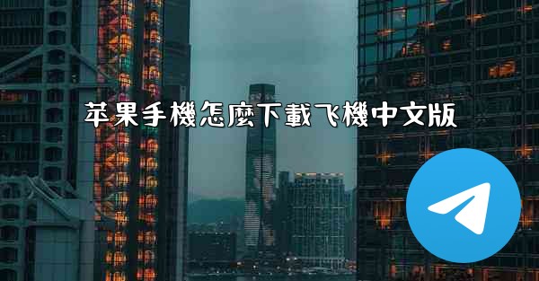 苹果手機怎麼下載飞機中文版