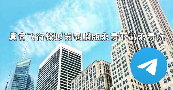 真實飞行模拟器電腦版免费下載免费玩