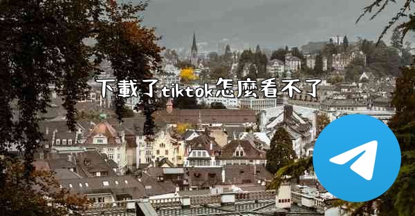 下載了tiktok怎麼看不了