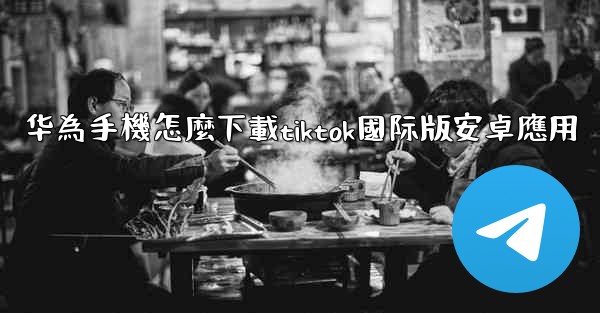 华為手機怎麼下載tiktok國际版安卓應用