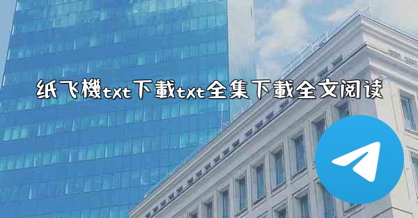 纸飞機txt下載txt全集下載全文阅读
