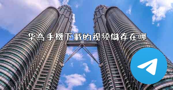 华為手機下載的视频儲存在哪