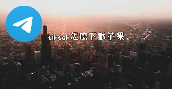tiktok怎麼下載苹果