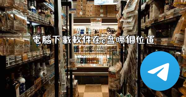 電腦下載軟件在c盘哪個位置