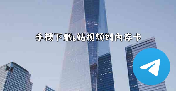 手機下載b站视频到內存卡