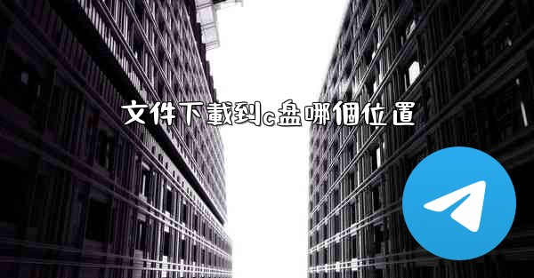 文件下載到c盘哪個位置