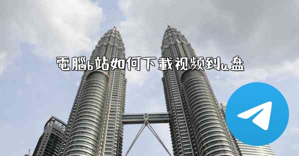 電腦b站如何下載视频到u盘